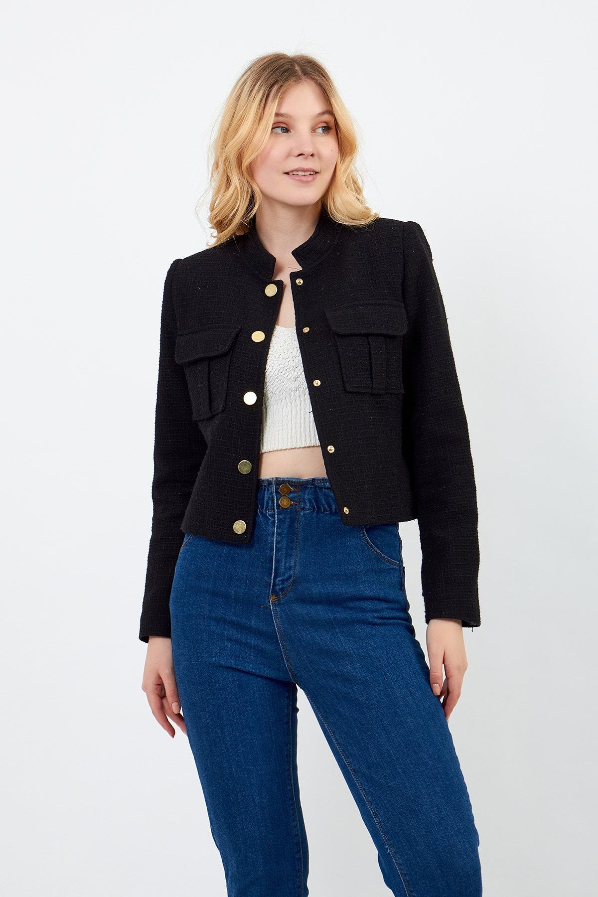 Kırçıllı Tüvit Ceket