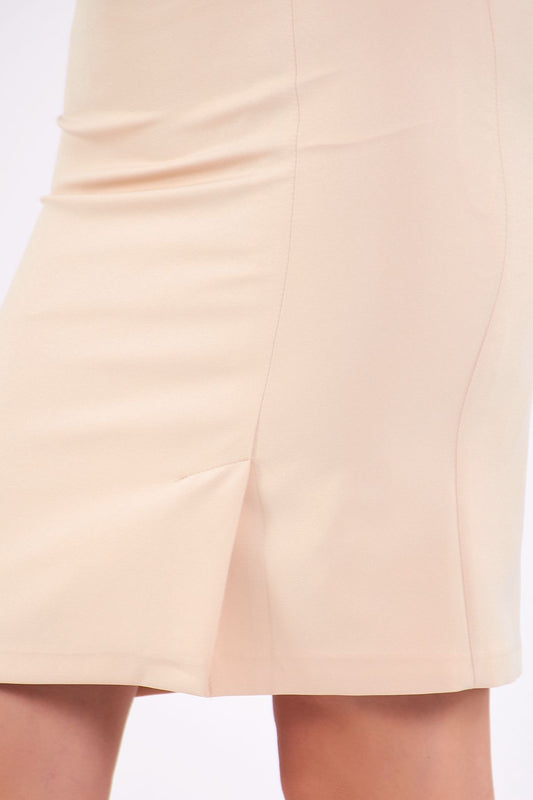 Önden Tek Yırtmaçlı Kalem Etek